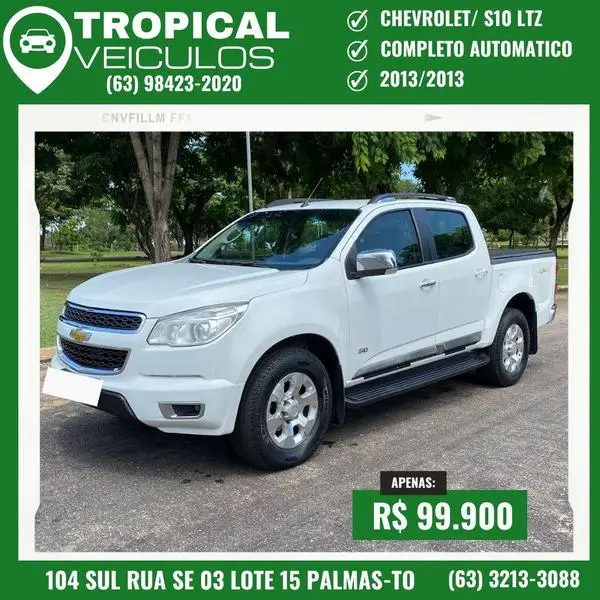 Carro Chevrolet S10 Cabine Dupla 2013 S10 LTZ 2.4 4x2 (Cab Dupla) (Flex)