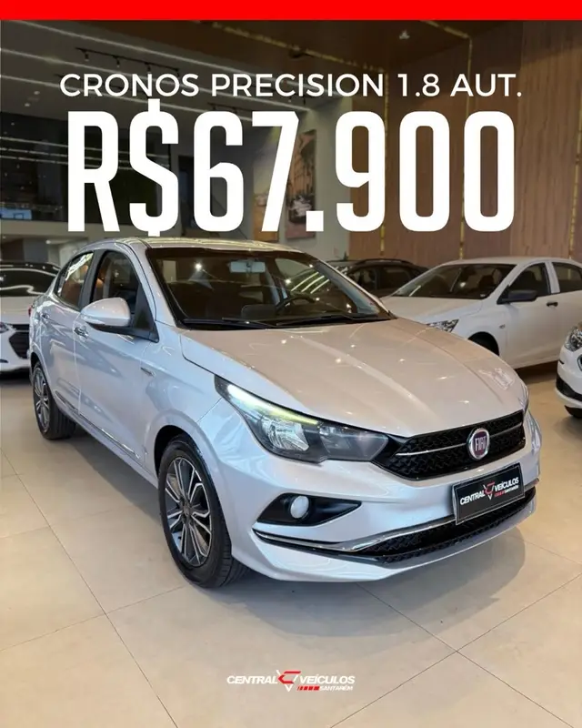 Carro Fiat Cronos 2019 1.8 Precision E.Torq AT6 (Flex)