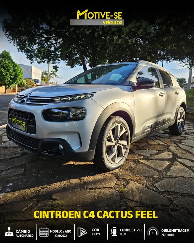 Carro Citroën C4 Cactus 2022 1.6 Feel (Aut) (Flex)