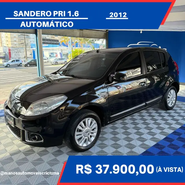 Carro Renault Sandero 2012 Privilege 1.6 16V (Flex)(aut)