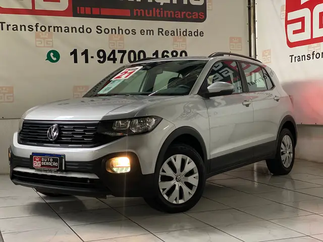 Carro Volkswagen T-Cross 2021 1.0 200 TSI Sense (Aut) (Flex)