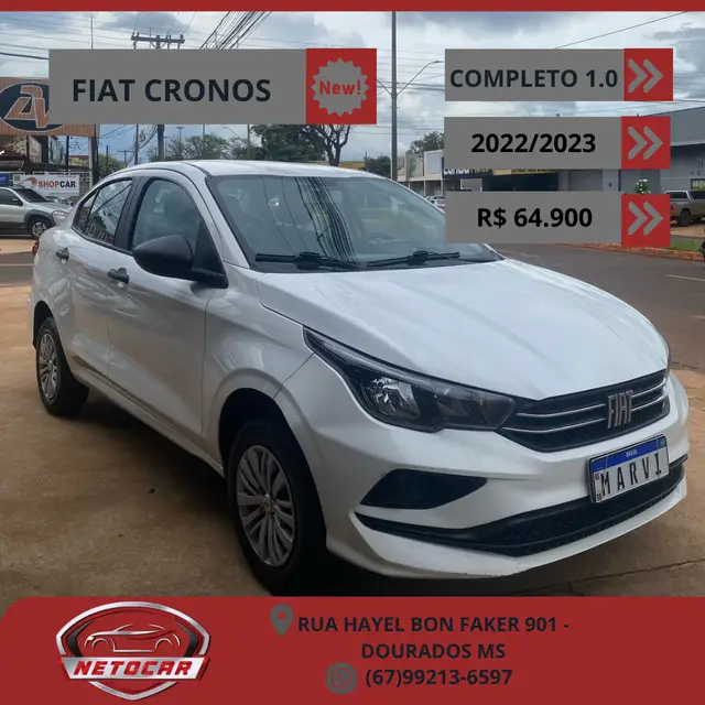 Carro Fiat Cronos 2023 1.0 (Flex) MT