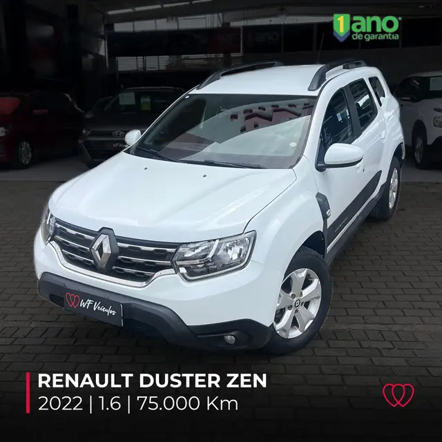 Carro Renault Duster 2022 Zen 1.6 16V (Flex)