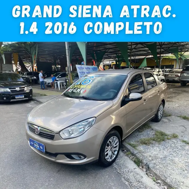 Carro Fiat Grand Siena 2016 Evo Attractive 1.4 8V (Flex)