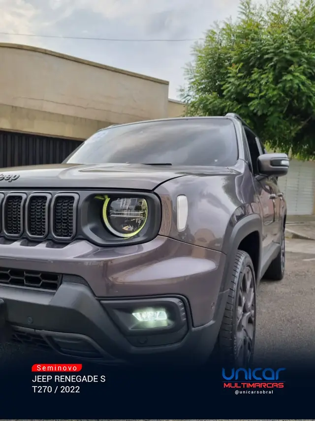 Carro Jeep Renegade 2022 Série S T270 4x4 AT9