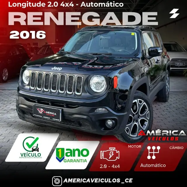 Carro Jeep Renegade 2016 Longitude 2.0 TDI 4x4 (Aut)