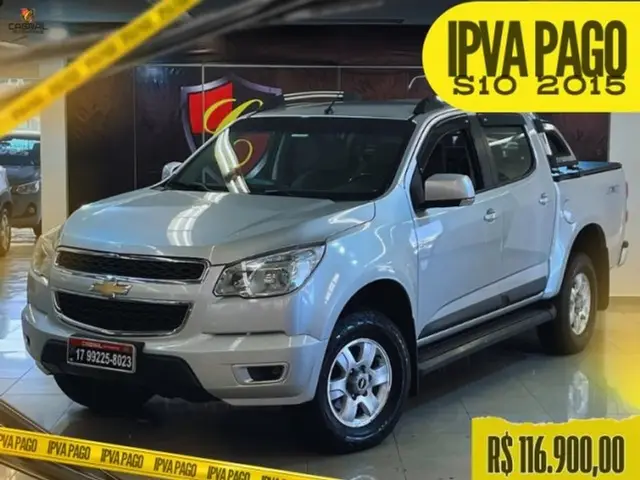 Carro Chevrolet S10 Cabine Dupla 2015 S10 LT 2.8 CTDi 4x2 (Cab Dupla)