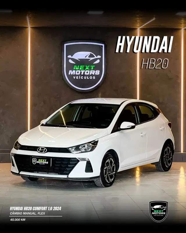 Carro Hyundai HB20 2024 Comfort 1.0 (Flex)