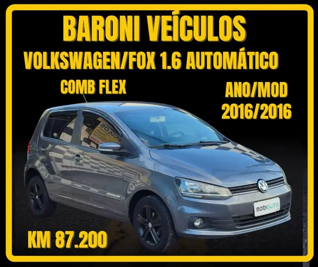 Carro Volkswagen Fox 2016 1.6 MSI Comfortline I-Motion (Flex)