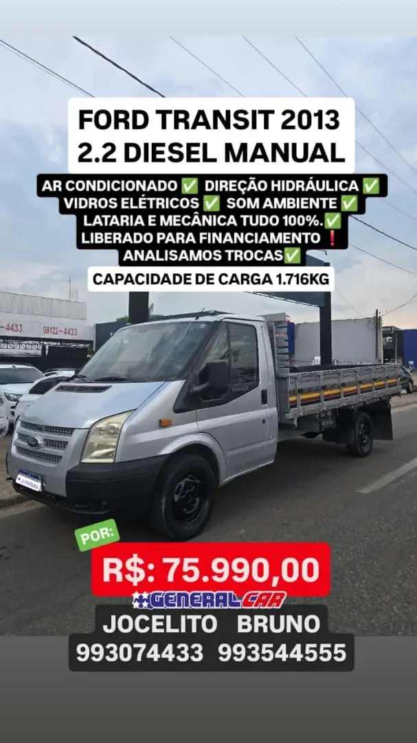Carro Ford Transit 2013 2.2 TDCi Van