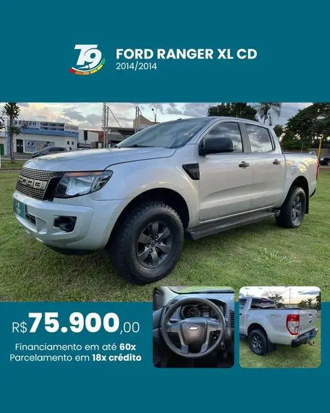 Carro Ford Ranger Cabine Dupla 2014 Ranger 2.2 TD 4WD XL CD