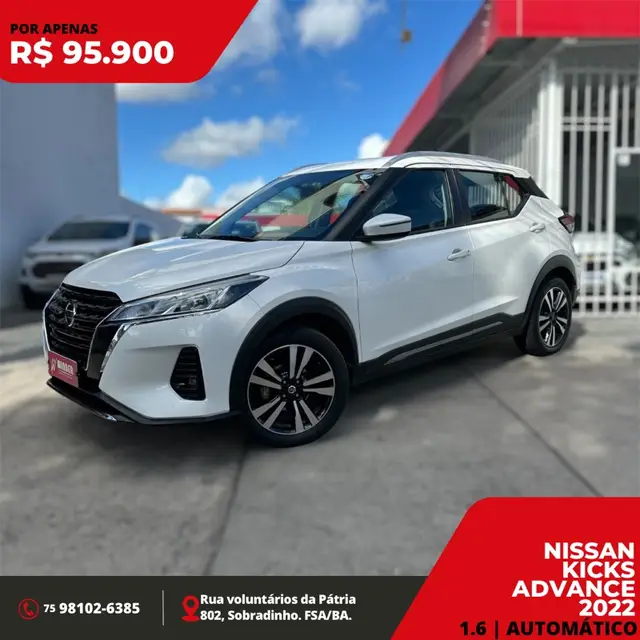 Carro Nissan Kicks 2022 Advance 1.6