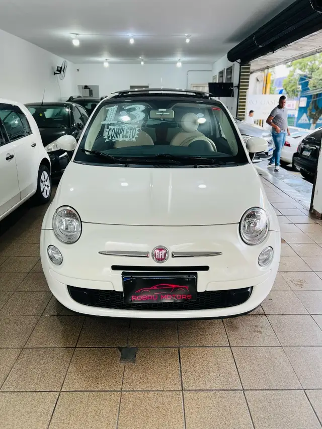 Carro Fiat 500 2013 Cult Dualogic 1.4 8V