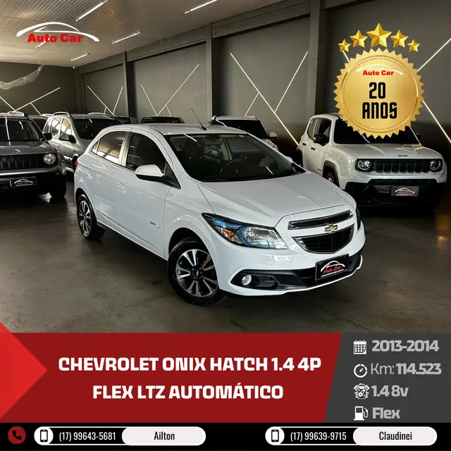 Carro Chevrolet Onix 2014 1.4 LT SPE/4 (Aut)