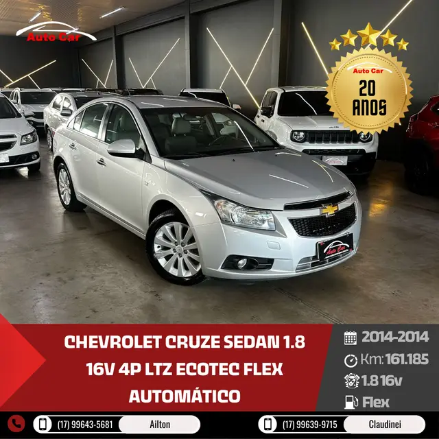 Carro Chevrolet Cruze Sport6 2014 LTZ 1.8 16V Ecotec (Aut) (Flex)