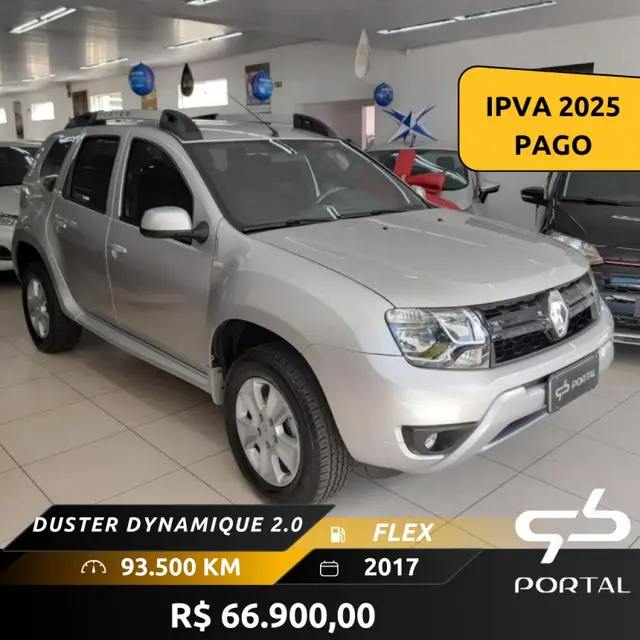 Carro Renault Duster 2017 2.0 16V Dynamique (Aut) (Flex)