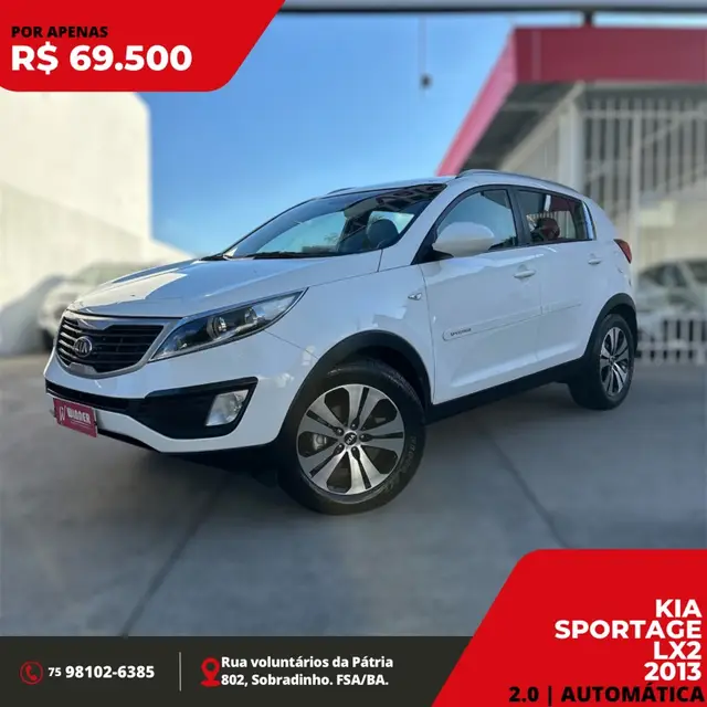 Carro Kia Sportage 2013 LX 2.0 P576 (Flex) (Aut)
