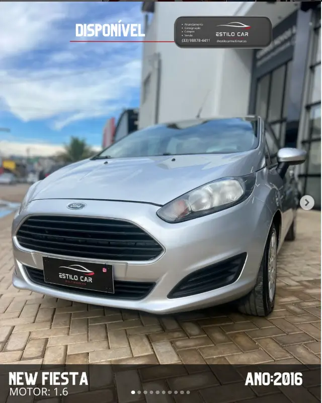 Carro Ford New Fiesta Hatch 2016 New Fiesta S 1.5 16V