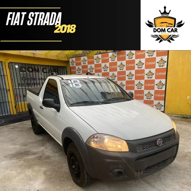 Carro Fiat Strada 2018 Hard Working 1.4 (Flex) (Cabine Simples)