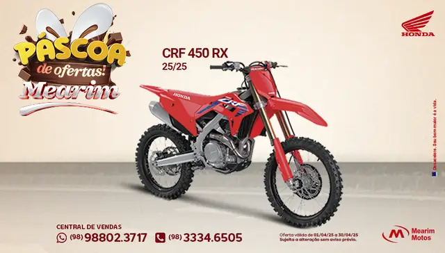 Carro Honda CRF 450 2024 R