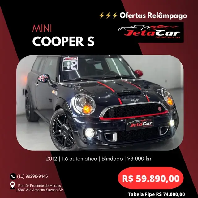 Carro MINI Clubman 2012 Cooper  1.6 (Aut)