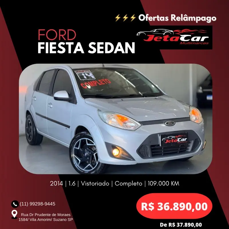 Ford Fiesta Sedan SE 1.6 Rocam (Flex)