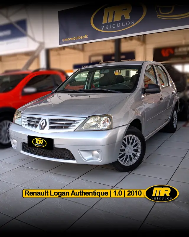 Carro Renault Logan 2010 Authentique 1.0 16V (flex)