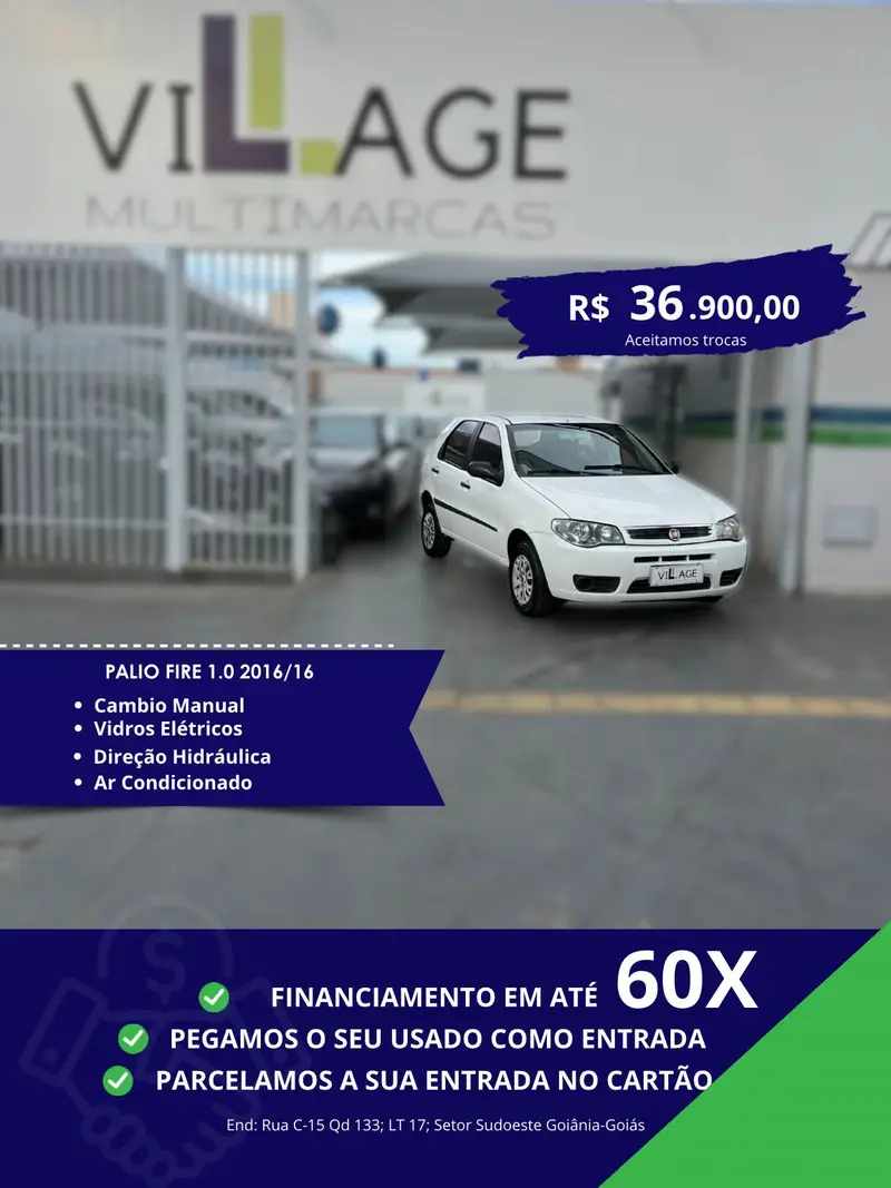 Fiat Palio Fire 1.0 8V (Flex) 4p