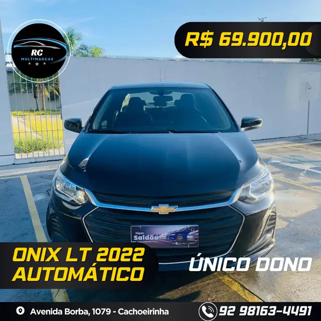 Carro Chevrolet Onix Plus 2022 1.0 LT (Flex)