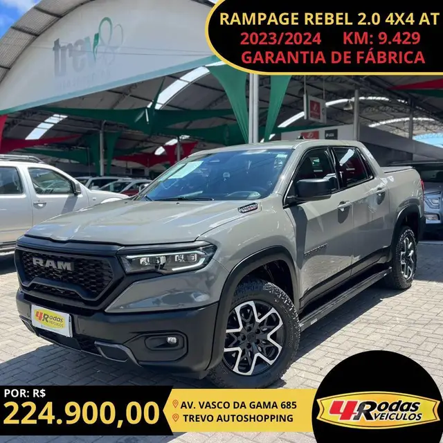 Carro RAM Rampage 2024 Rebel 2.0 Turbo