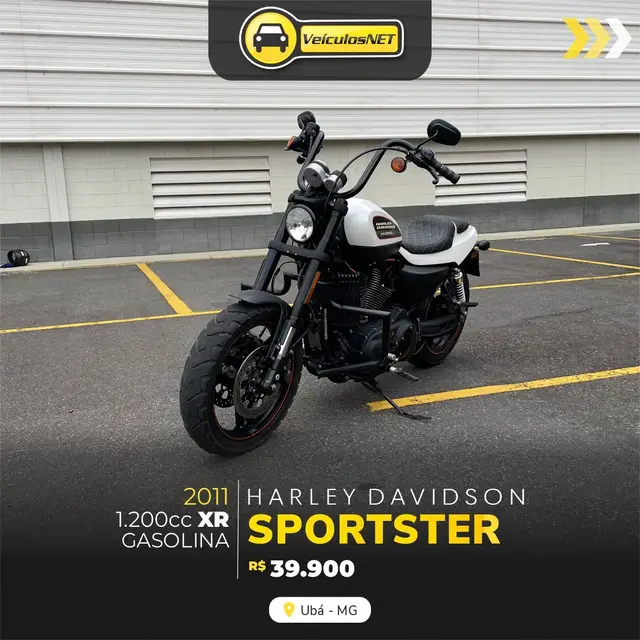 Carro Harley-Davidson Sportster 1200X 2011 Sportster XR 1200X