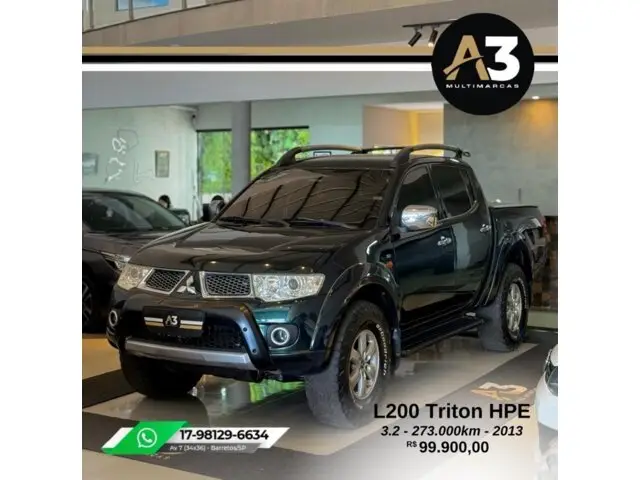 Carro Mitsubishi L200 Triton Sport 2013 3.2 Di-D 4x4 GLS