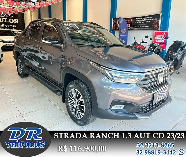 Carro Fiat Strada 2023 Ranch 1.3 Flex 8V CD Aut.