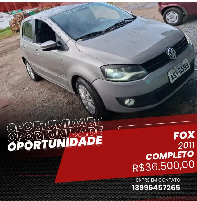 Carro Volkswagen Fox 2011 Prime 1.6 8V (Flex)
