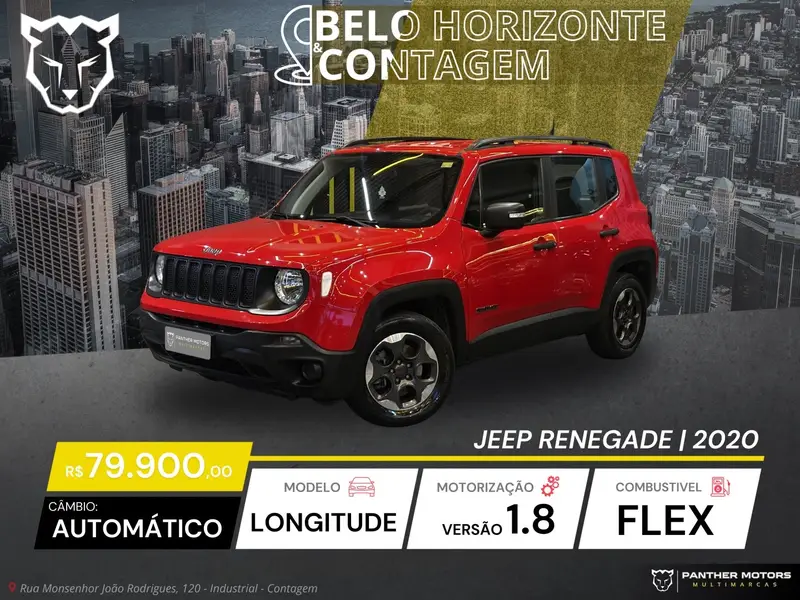 Jeep Renegade Longitude 1.8 4x2 (Aut) (Flex)