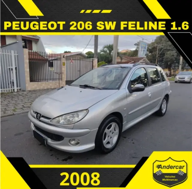 Carro Peugeot 206 SW 2008 Feline 1.6 (flex)