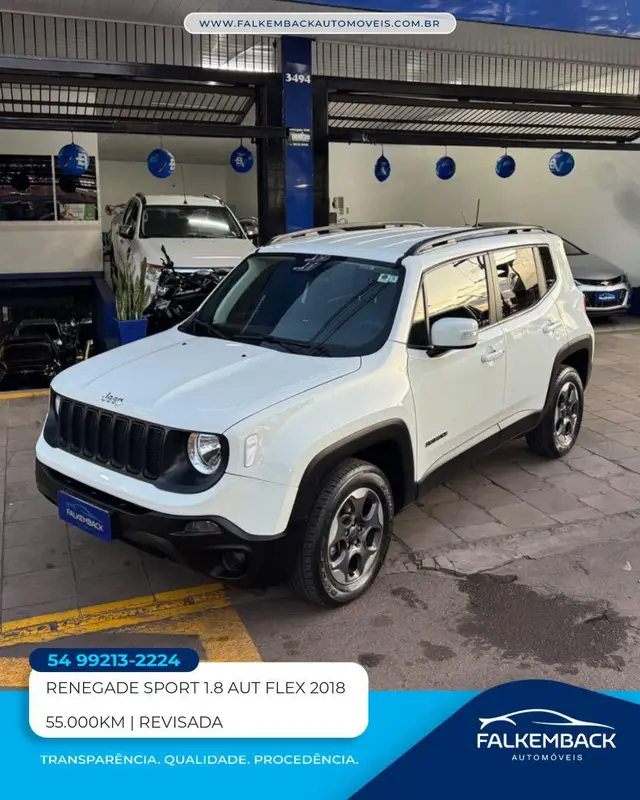 Carro Jeep Renegade 2020 Sport 1.8 4x2 (Aut) (Flex)