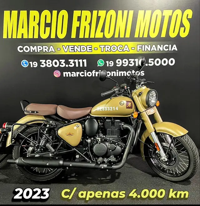 Carro Royal Enfield Classic 350 2023 Halcyon