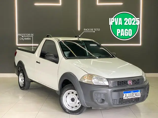 Carro Fiat Strada 2020 Hard Working 1.4 (Flex) (Cabine Simples)