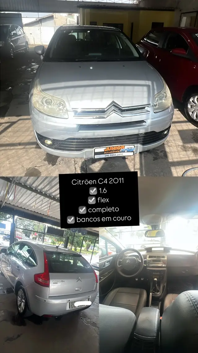 Carro Citroën C4 2011 Exclusive Sport 2.0 (Flex)