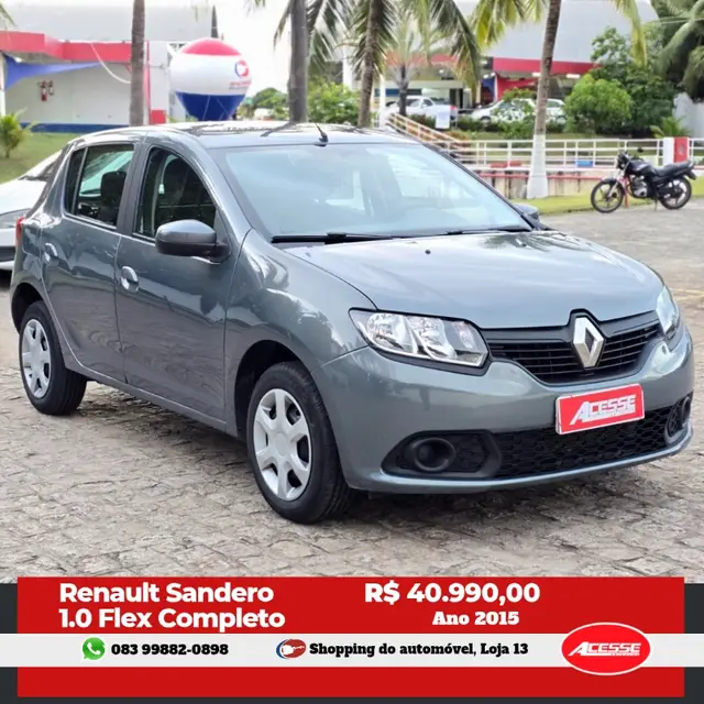 Carro Renault Sandero 2015 Expression 1.0 16V (Flex)