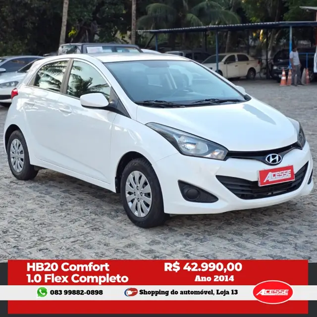 Carro Hyundai HB20 2014 1.0 Comfort (Flex)