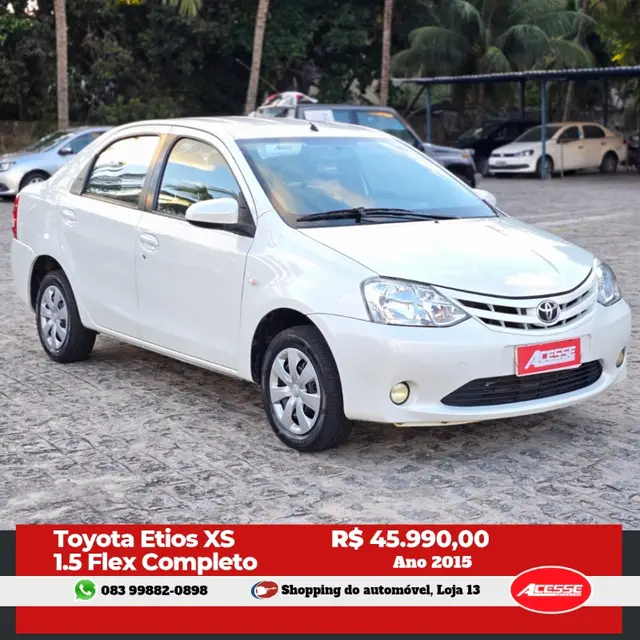 Carro Toyota Etios Sedan 2015 XS 1.5 (Flex)