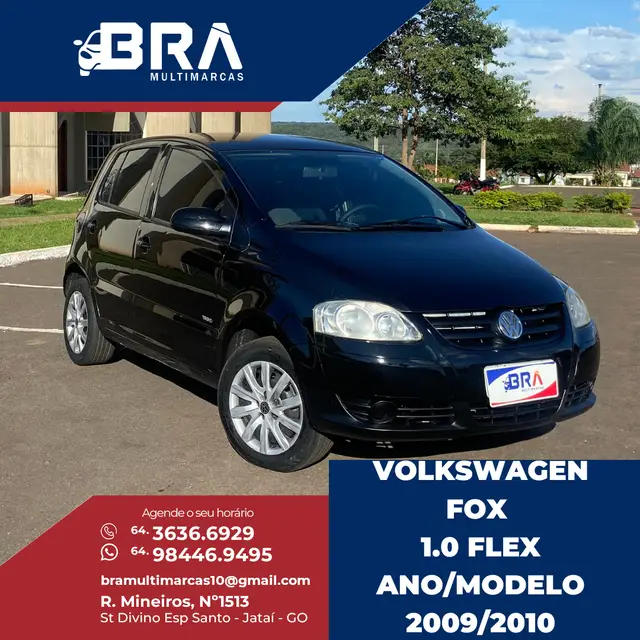 Carro Volkswagen Fox 2010 1.0 8V (Flex) 4p