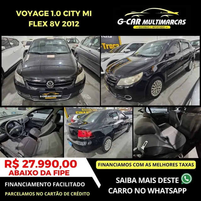 Carro Volkswagen Voyage 2012 1.0 Total Flex