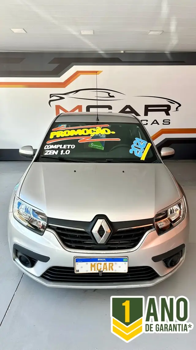 Carro Renault Logan 2021 Zen 1.0 12V SCe (Flex)