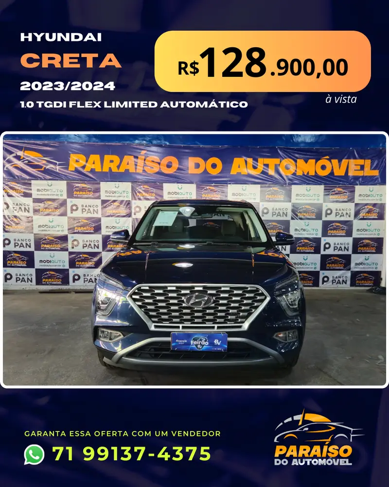 Hyundai Creta Limited 1.0 Turbo (Aut) (Flex)