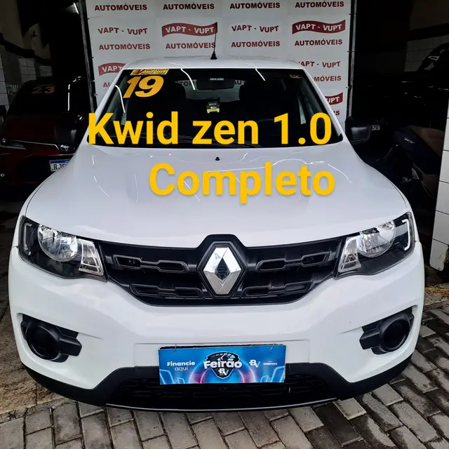 Carro Renault Kwid 2019 Zen 1.0 12v SCe (Flex)