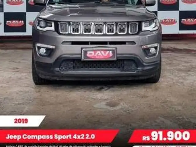 Carro Jeep Compass 2019 2.0 Sport 4x2 (Aut) (Flex)