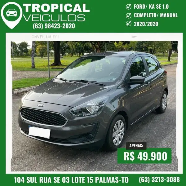 Carro Ford Ka 2020 1.0 SE (Flex)